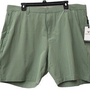 Maelreg Performance Proflex Men's Shorts Light Green Size 40x7 UPF-30+ Stretch